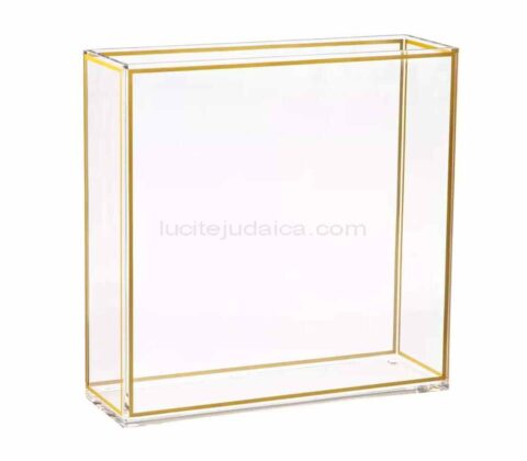 New Table Flower Vase Wholesale Custom Acrylic Square Vase